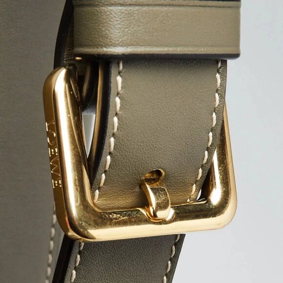 Loewe Khaki Green Smooth Calfskin Leather Mini Gate Bumbag - Picture 11 of 12